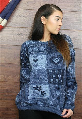 VINTAGE KNIT JUMPER OVERSIZED KNIT