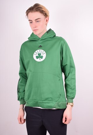 ADIDAS MENS VINTAGE HOODIE JUMPER MEDIUM GREEN 90S