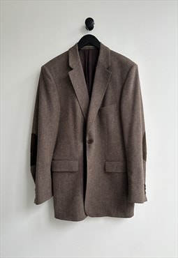 Burberry Brown Wool Blazer Size 52
