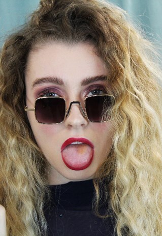SQUARE FRAME LENNON FESTIVAL SUNGLASSES