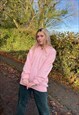 VINTAGE LYLE AND SCOTT EMBROIDERED PINK KNITTED JUMPER