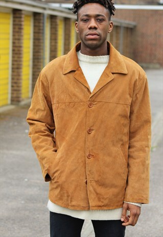 VINTAGE // 70'S // SUEDE LEATHER JACKET SEE WEAR