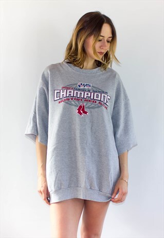 VINTAGE 90'S CHAMPIONS REWORKED JUMPER DRESS