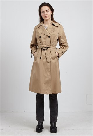 VINTAGE BROWN EVERCOAT TRENCH COAT
