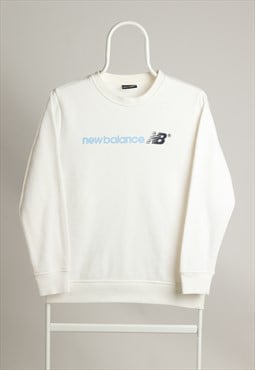 Vintage New Balance Crewneck Script Sweatshirt White