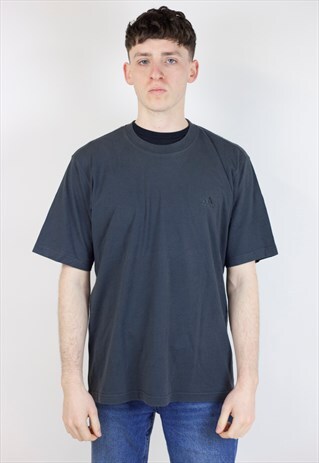 VINTAGE 90'S ADIDAS DARK GREY T-SHIRT