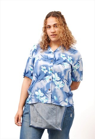 VINTAGE FLORAL BLOUSE