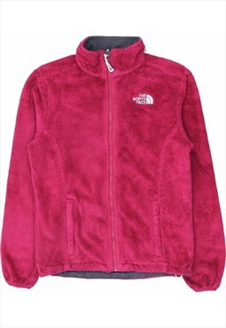 Vintage 90's The North Face Fleece Sherpa Spellout Zip Up