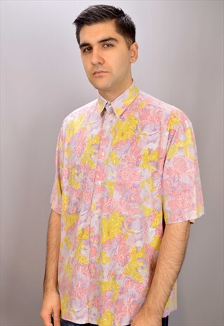 VINTAGE PATTERNED SHORT SLEEVE SHIRT