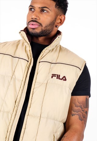 VINTAGE FILA GILET JACKET AWJ63