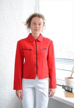 Vintage 70's Red Wool Jacket