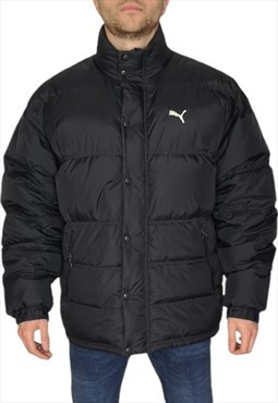 Puma Puffer Jacket In Black Size large