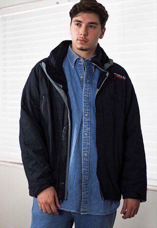 VINTAGE POLO SPORT JACKET LOGO 90S L 34.6