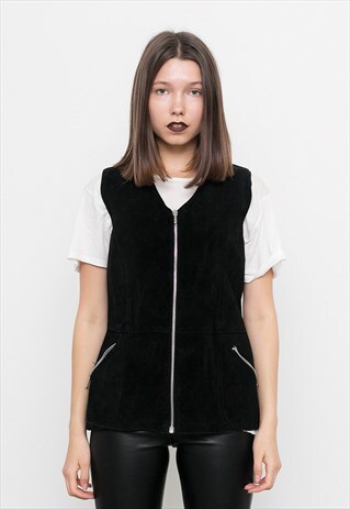 SUEDE LEATHER VEST