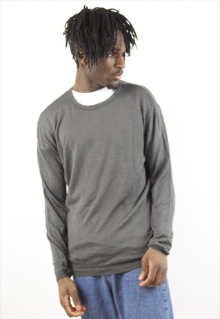 VINTAGE GIANFRANCO FERRE LIGHT GREY JUMPER