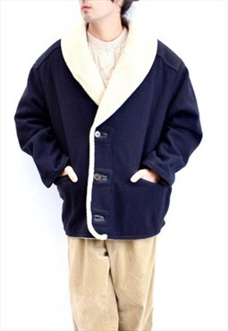Men's Ferre Sherling Black Coat