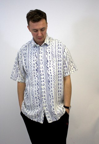 VINTAGE AZTEC FLANNEL SHIRT