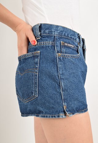 VINTAGE LEE COOPER JEANS SHORTS 90'S MADE IN FRANCE (2319)