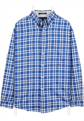 Vintage 90's Tommy Hilfiger Shirt Tartened lined Check