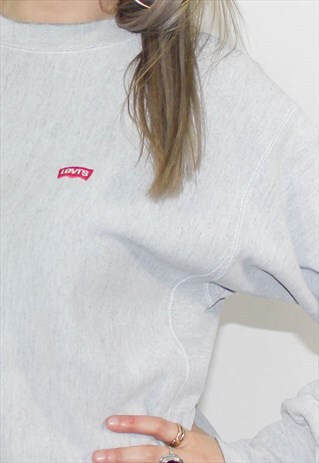 VINTAGE 90'S MARL GREY LEVI'S SWEATSHIRT