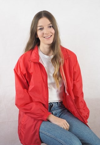 VINTAGE RED COAST WINDBREAKER JACKET