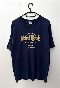 Vintage Hard Rock Cafe San Antonio blue T-shirt large 