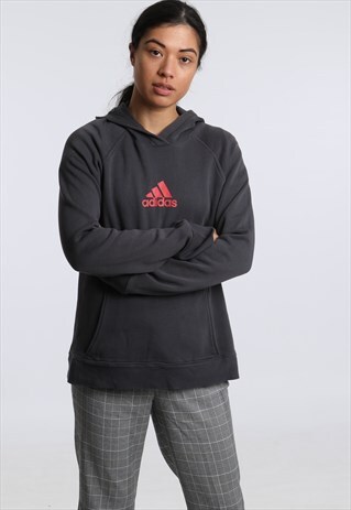 90S ADIDAS PRINT SPELL OUT HOODIE