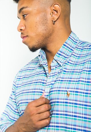 VINTAGE 80S CLASSIC POLO RALPH LAUREN SHIRT/ S7039