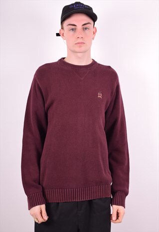 TOMMY HILFIGER MENS VINTAGE JUMPER SWEATER MEDIUM 90'S
