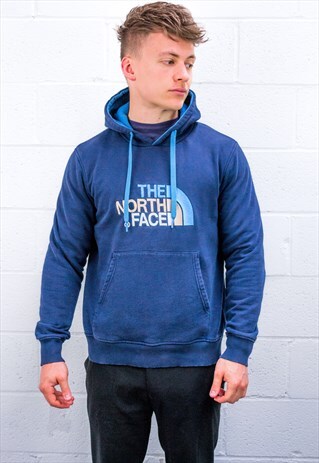 VINTAGE THE NORTH FACE HOODIE IN BLUE