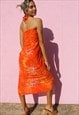 BEACH SARONG IN ORANGE