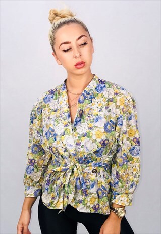 VINTAGE OVERSIZED PATTERN SHIRT