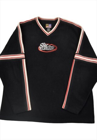 Vintage Ski-doo Fleece Jumper Black XL