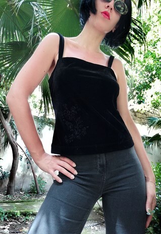 VINTAGE VELVET TOP