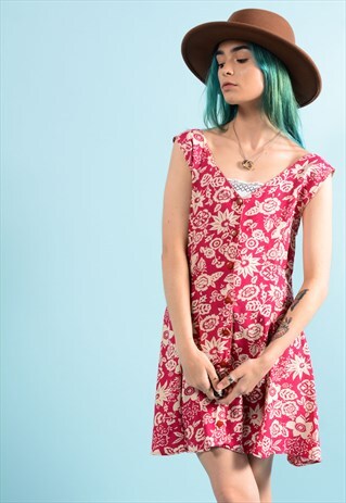 FLORAL MIDI DRESS
