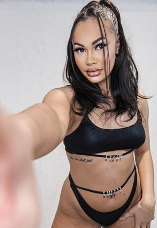 KRYPTONITE BIKINI -BLACK