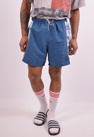 SERGIO TACCHINI MENS VINTAGE SHORTS LARGE BLUE 90S
