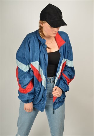 VINTAGE SHELL FESTIVAL JACKET BLUE