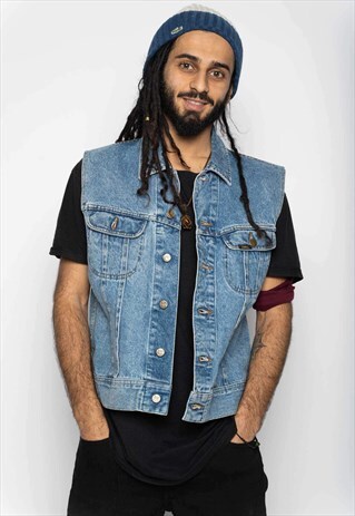 BLUE LEE SANTIAGO DENIM VEST L