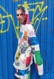 GAY HOODIE LGBT SUPPORT PULLOVER RAINBOW PRIDE JUMPER WHITE
