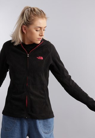 VINTAGE NORTH FACE FLEECE IN BLACK Z296