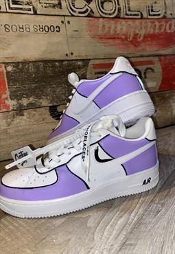 Nike custom Nike Air Force 1- purple pastels