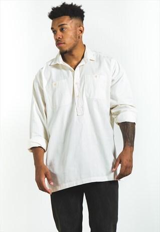 VINTAGE 80S CLASSIC POLO RALPH LAUREN SHIRT/ S6205