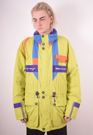 SERGIO TACCHINI MENS VINTAGE JACKET XL GREEN 90S