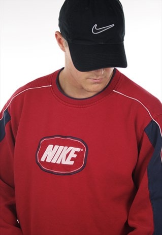 VINTAGE NIKE BIG LOGO SWEATSHIRT JUMPER