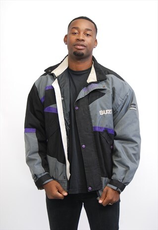 VINTAGE SUZUKI BIKER JACKET