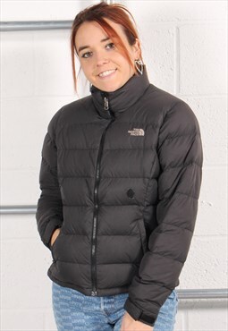 Vintage The North Face 700 Puffer Jacket in Black Small
