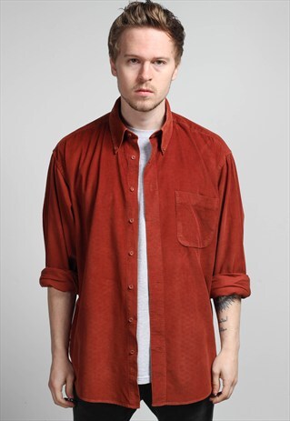 VINTAGE OVERSIZED CORDUROY SHIRT