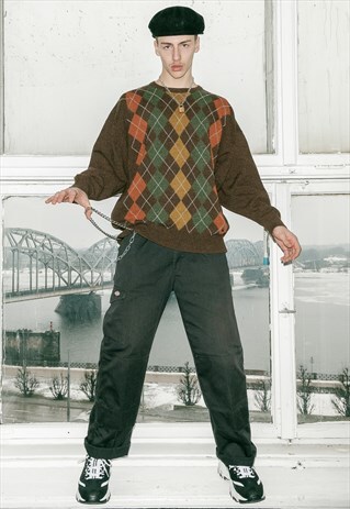 BURBERRY VINTAGE COLLEGE JUMPER