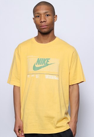 VINTAGE NIKE T-SHIRT LOGO YELLOW